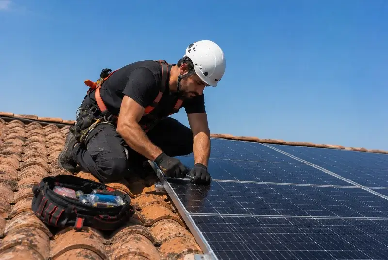 Maintenance et monitoring de panneaux solaires à Saint-Martin-d'Ary